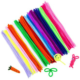 Xmas Pipe Cleaners Chenille Stems Christmas Party DIY Craft Art Supplies 200pcs, 6mmx30cm